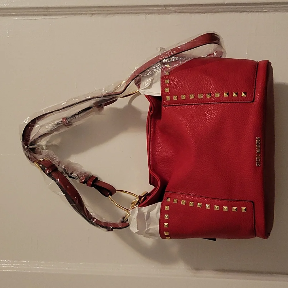 STEVE MADDEN SARA HOBO TOTE Crossbody/ Handbag ๐ with pouch ๐ inside - Picture 9 of 16
